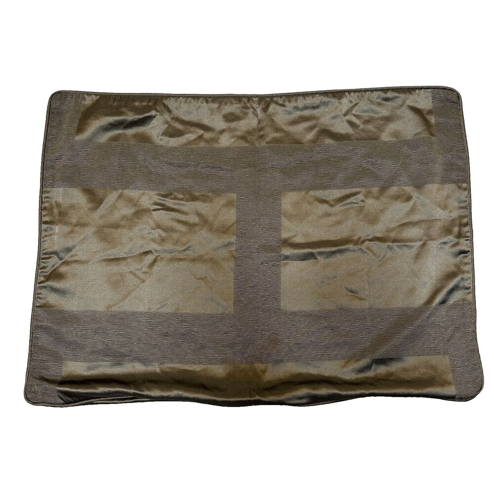 MACY's HOTEL COLLECTION FRAME STANDARD PILLOW SHAM Linen Blend Set of 2